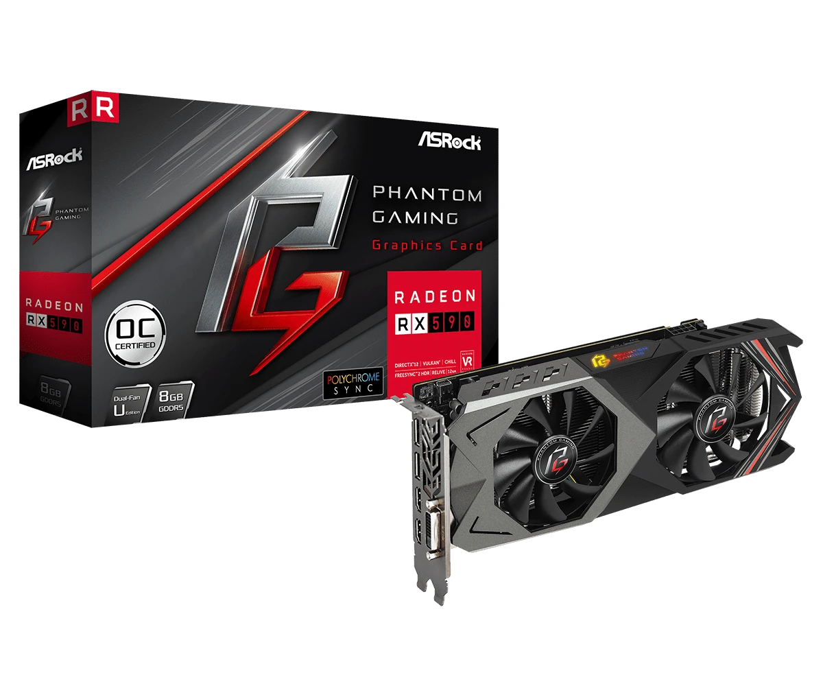 ASRock Phantom Gaming U Radeon RX 590 8G OC
